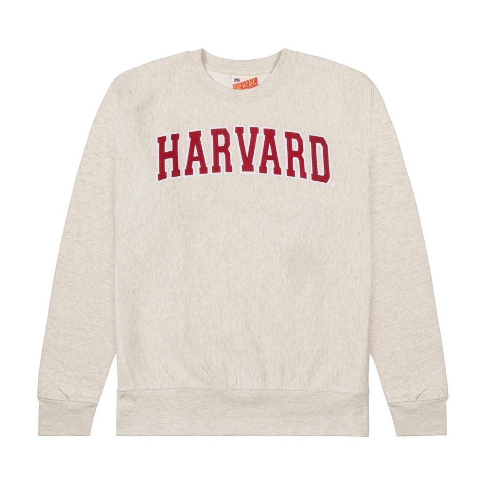 Harvard Unisex Oatmeal Crewneck